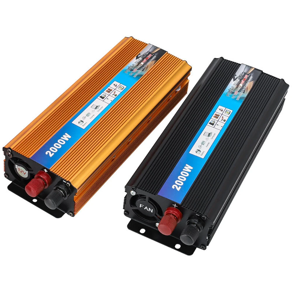 12V/24V to 220V 500W / 1000W / 1500W / 2000W Peak Power Home Car Outdoor Modified Sine Wave Inverter Car Power Inverter (image for) 12V/24V to 220V 500W / 1000W / 1500W / 2000W Peak Power Home Car Outdoor Modified Sine Wave Inverter Car Power Inverter