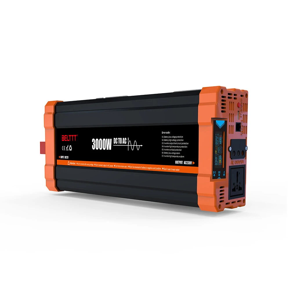 Car Power Inverter 12V DC To 220V AC Car Inverter Pure Sine Wave LCD USB Portable Inverter Pure Sine Wave (image for) Car Power Inverter 12V DC To 220V AC Car Inverter Pure Sine Wave LCD USB Portable Inverter Pure Sine Wave